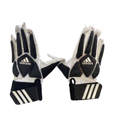 Used Adidas GLOVES FB Gloves Black And White MD 11760-S000085719