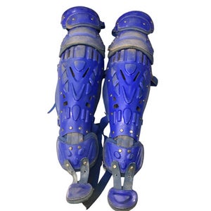 Used Rawlings LEG GUARDS Catchers Leg Guards Royal Blue Adult 11760-S000085676