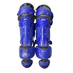 Used Rawlings LEG GUARDS Catchers Leg Guards Royal Blue Adult 11760-S000085677