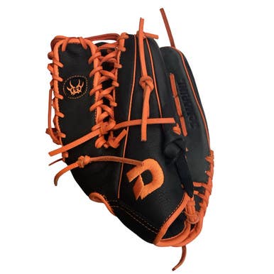 Used Demarini INSANE BB/SB Glove RH Throw Black And Orange 12 1/2" 11760-S000085640