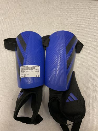 Used Adidas Soccer Shin Guards Adult Royal Blue Senior 11490-S000267784