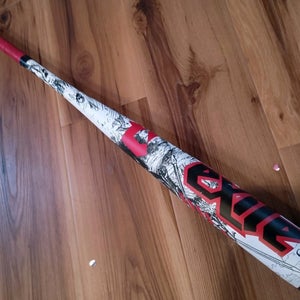 USED 2026 DeMarini Exile One Piece Alloy 34/31 (-3) BBCOR Alloy Baseball Bat