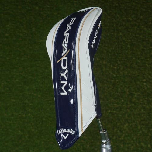 CALLAWAY PARADYM FAIRWAY WOOD HEADCOVER NAVY / WHITE CHANGABLE #'S ~ LOOK!!