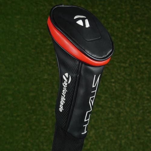 TAYLORMADE STEALTH HYBRID HEADCOVER SOCK BLACK / RED ~ LOOK!!