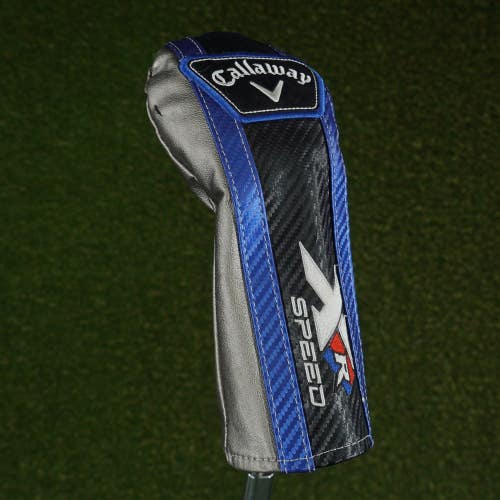 CALLAWAY XR FAIRWAY WOOD HEADCOVER GRAY / BLACK / BLUE ~ LOOK!!