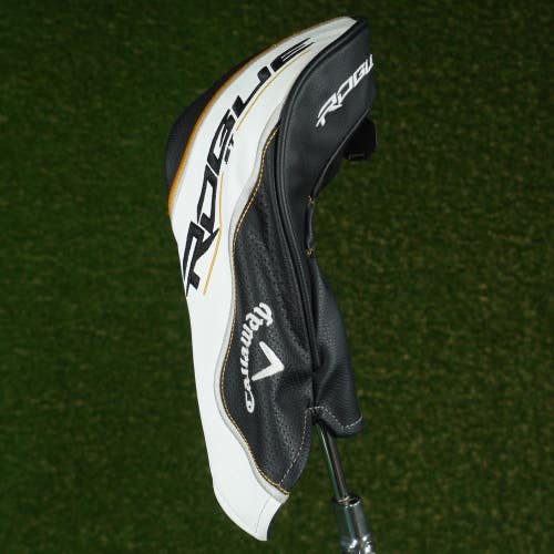CALLAWAY ROGUE ST FAIRWAY WOOD HEADCOVER BLACK / WHITE / YELLOW ~ LOOK!!