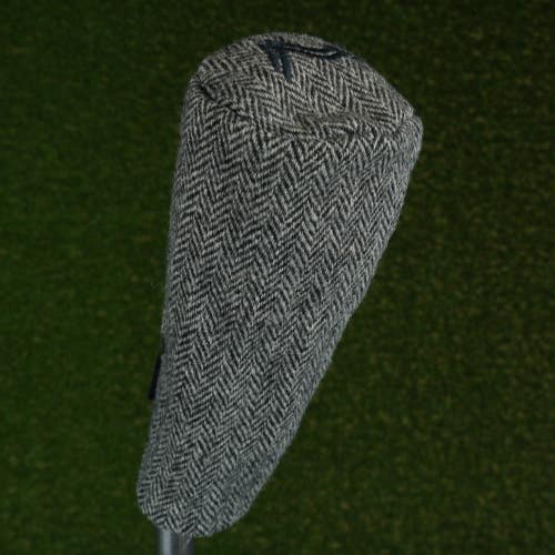 SEAMUS GOLF CHARCOAL TWEED FAIRWAY WOOD HEADCOVER BLACK / GRAY ~ LOOK!!