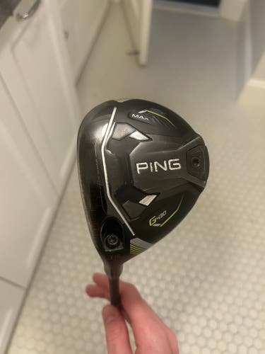 Men's 2023 Ping G430 Max Left Hand Fairway Wood Stiff Flex 3 Wood (Used)