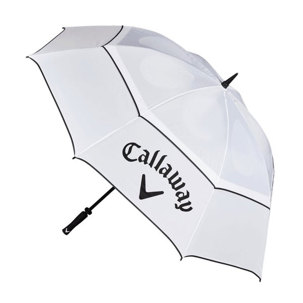 NEW Callaway Golf Shield 64" Double Canopy Black/White Golf Umbrella