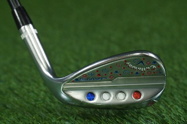 CUSTOM CALLAWAY JAWS 60 8C WEDGE LOB MD5 UST RECOIL ES F4 STIFF GRAPHITE RH