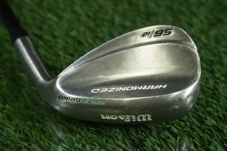 WILSON HARMONIZED 56 12 WEDGE SAND WOMEN'S WEDGE FLEX LADIES GRAPHITE SHAFT RH