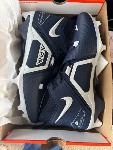 Men's Size M 12.5 (W 13.5) Nike Alpha Menace Pro 3 Mid Top (New)