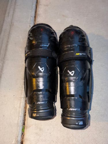 Senior Bauer Supreme M5 Pro 15" Shin Pads (Used)