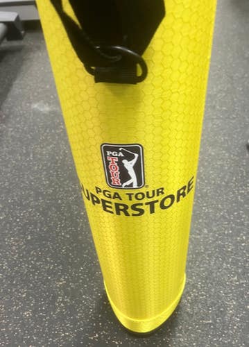 Used SUNDAY BAG Mens Stand Bag Yellow 11497-S000154480