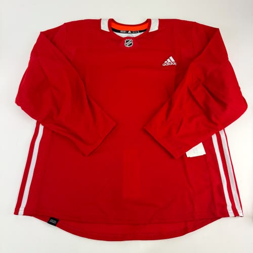 Brand New MIC Red Adidas PRIMEGREEN Practice Jersey - Size 54