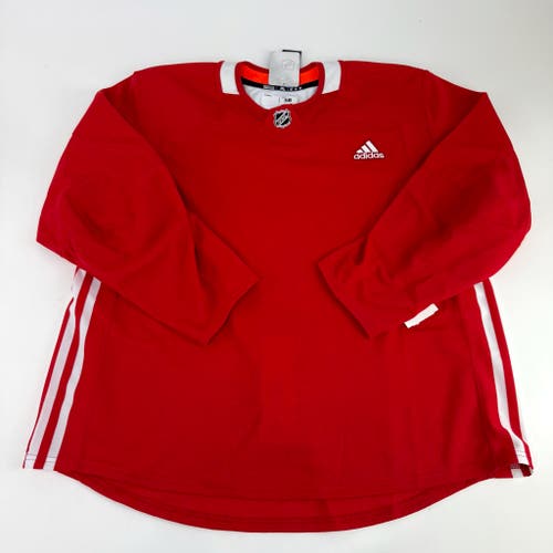 Brand New MIC Red Adidas Practice Jersey - Size 58