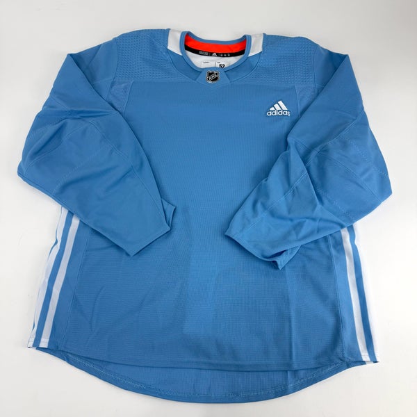 Brand New MIC Baby Blue Adidas Practice Jersey - Size 52