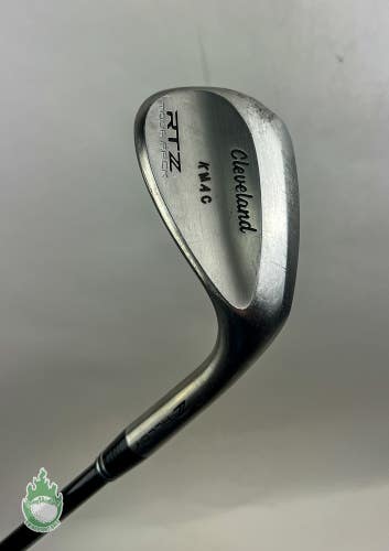 Used Cleveland RTZ Tour Rack LOW Wedge 60*-06 MMT 105g Stiff Graphite Golf Club
