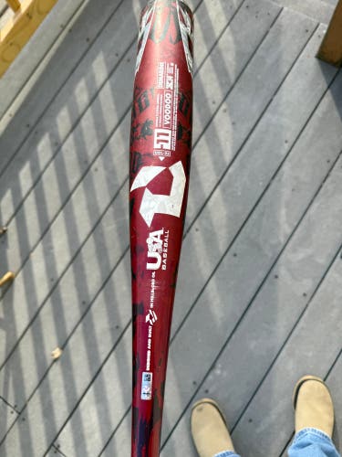 2023 DeMarini Voodoo One Alloy USABat Certified Bat (-11) 19 oz 30" (Used)