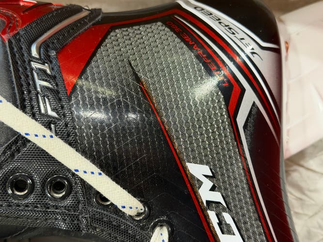 CCM ProStock FT1: *Size 8D Left. 7.5 Right*  Pro Liner : Added Eyelet : Custom Heel Foam. $1200+