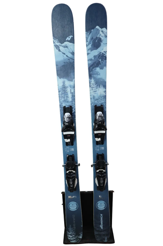 USED 2022 Nordica Santa Ana 93 Skis w/ Look NX 12 Bindings