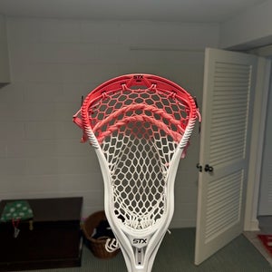Pink professionally strung and dyed STX Strung X20 + ecd hero mesh 4.0 (New)