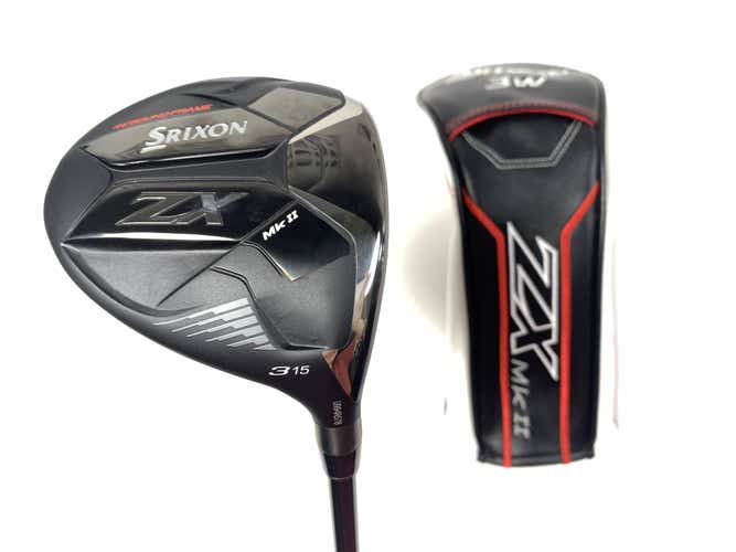 Srixon ZX MKII 3 Fairway Wood 15* HZRDUS 5.5 Gen 4 Dual Torsional Regular RH HC