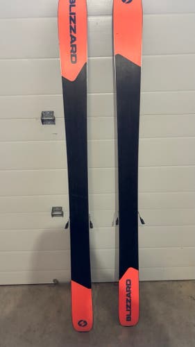 Unisex All Mountain 188 cm Blizzard  Rustler 10 Skis With Bindings Max Din 12 (Used)