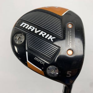 Callaway Mavrik Max 5 Fairway Wood 18* UST Mamiya Helium 4F2 Senior Graphite RH