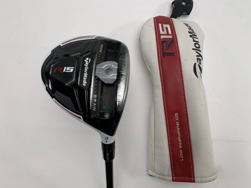 TaylorMade R15 3 Fairway Wood 15* Fujikura Speeder 67 Evolution Stiff Mens RH HC
