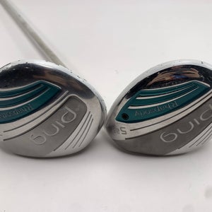 Ping Rhapsody 2015 3 & 5 Fairway Wood Set 18* 22* ULT220 Lite Ladies Graphite RH
