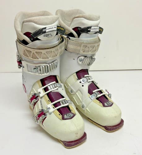 Salomon QST PRO 80 W Alpine Ski Boots CustomFit Sport Liners MDP 26 US 9 GREAT