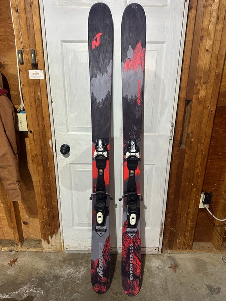 2020 Powder 177 cm Nordica Enforcer 110 Skis With Bindings Max Din 13 (Used)