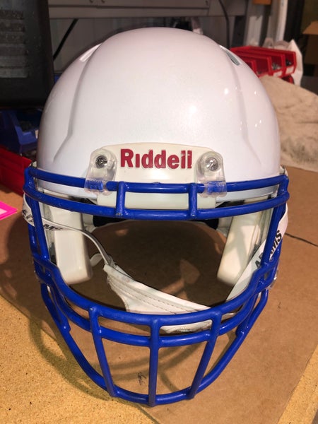 USED RIDDELL SPEED ADULT HELMET - LARGE - METALLIC WHITE