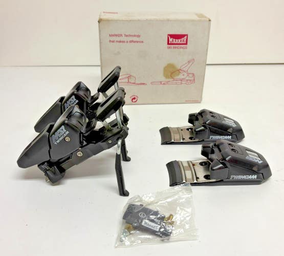 RARE NEW Old Stock Marker M37 Twin Cam Alpine Ski Bindings 75mm Brake Width