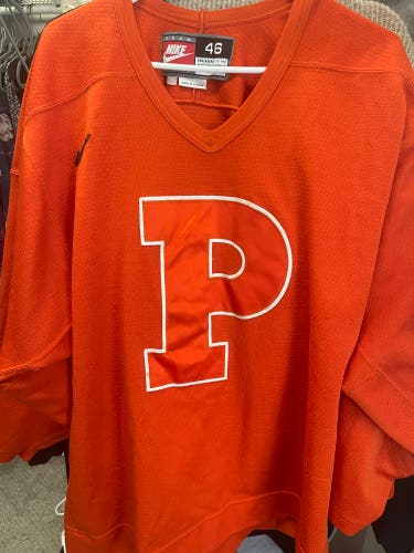 Princeton University Hockey Orange Size 46 Nike Jersey (Used)