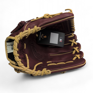 Used Rawlings SANDLOT BB/SB Glove RH Throw Maroon 12" 11863-S000024982