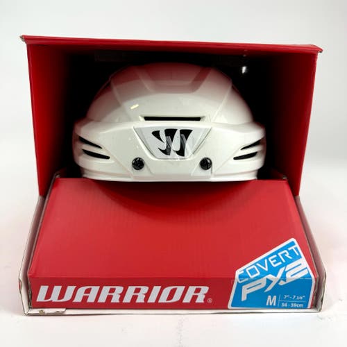 New White Warrior Covert PX2 Helmet | Senior Medium
