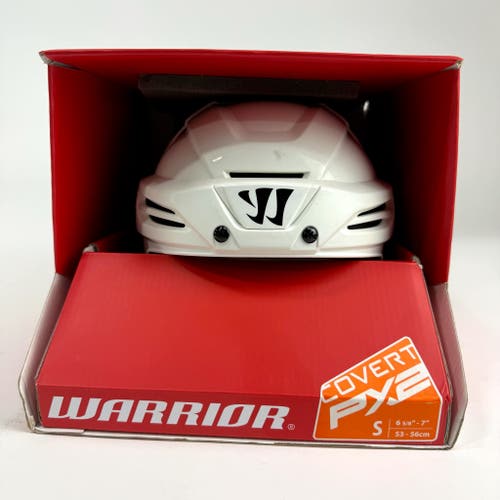 New White Warrior Covert PX2 Helmet | Senior Small