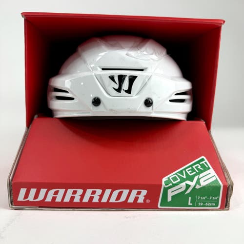 New White Warrior Covert PX2 Helmet | Senior Large