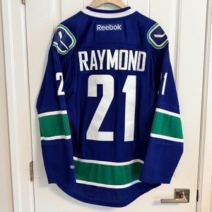 Authentic Reebok Vancouver Canucks Mason Raymond Blue Orca Jersey Size Medium