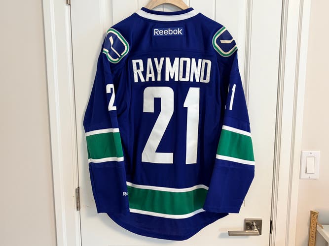 Authentic Reebok Vancouver Canucks Mason Raymond Blue Orca Jersey Size Medium