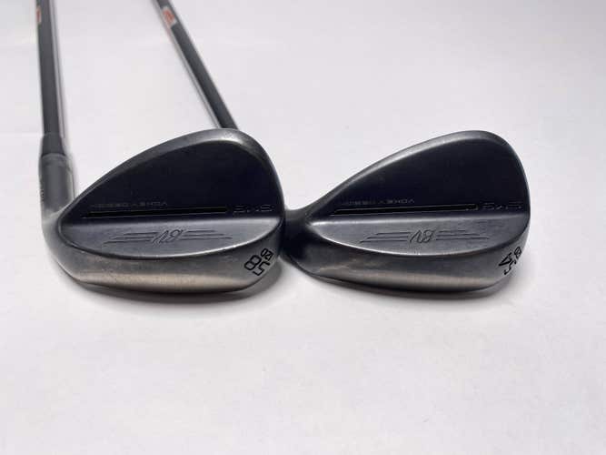 Titleist Vokey SM9 Jet Black Wedge Set 54* 12 | 58* 12 Tensei AV Series Stiff RH