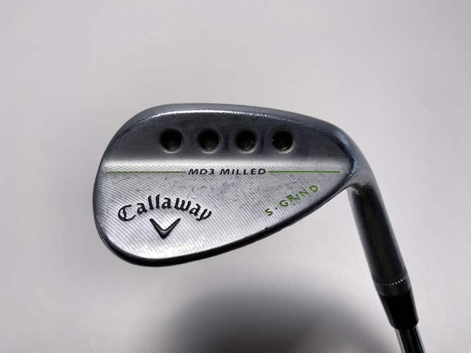 Callaway MD3 Milled Chrome S-Grind Sand Wedge SW 56* 10 S-Grind DG Wedge Mens RH