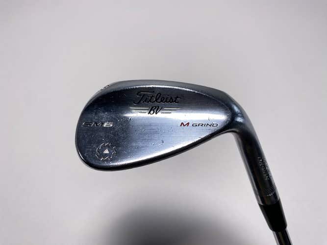 Titleist Vokey SM6 Tour Chrome Sand Wedge SW 56* 8 Bounce Wedge Steel Mens RH