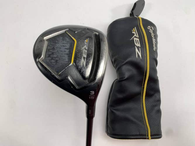 TaylorMade RocketBallz Black 3 Fairway Wood 15* RocketFuel 55g Stiff RH HC