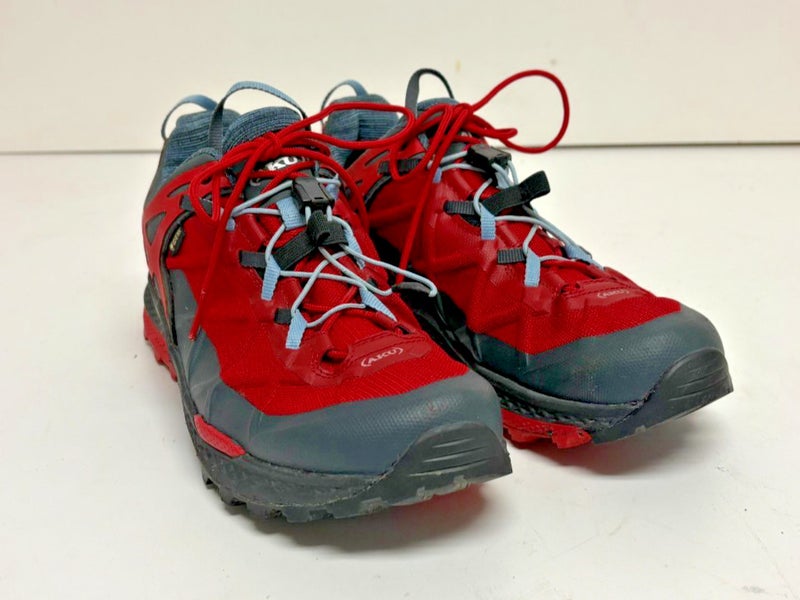 AKU Rocket DFS GTX Trail Shoes Red/Gray EU 41.5 US 8/9.5 EXCELLENT READ
