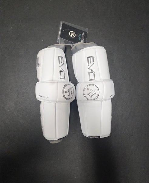 New Adult Medium Warrior Evo Arm Guard - white