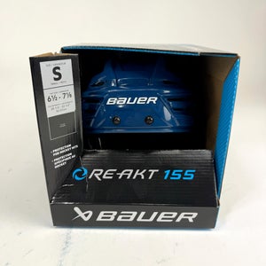 New Custom Blue Bauer Re-akt 155 Helmet | Senior Small | St. Louis Blues Winter Classic