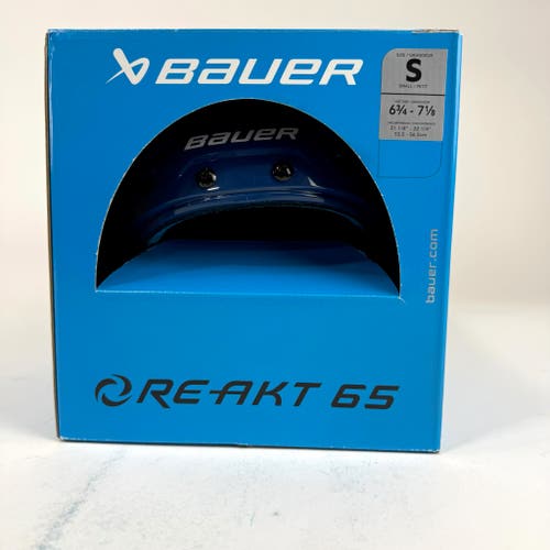 New Blue Bauer Re-Akt 65 Helmet | Senior Small | St. Louis Blues